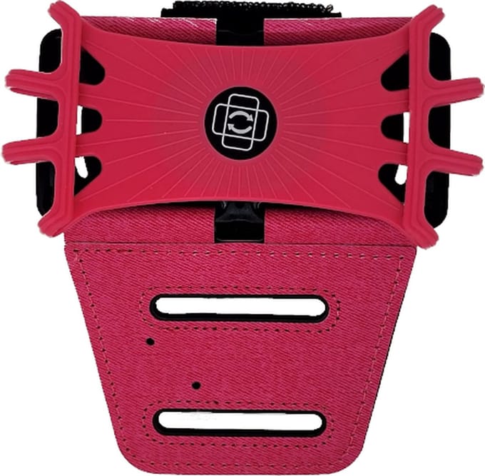 Ulanax® | Universeel verstelbare hardlooparmband - Telefoonhouder - Roze |