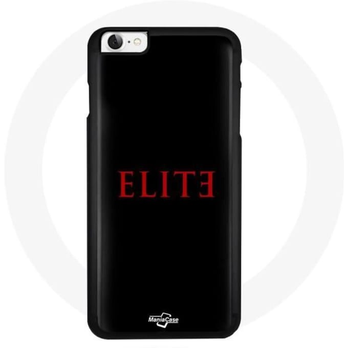 Coque - Elite - Iphone 5 - Souple - Logo Rouge - Protection Noir noir
