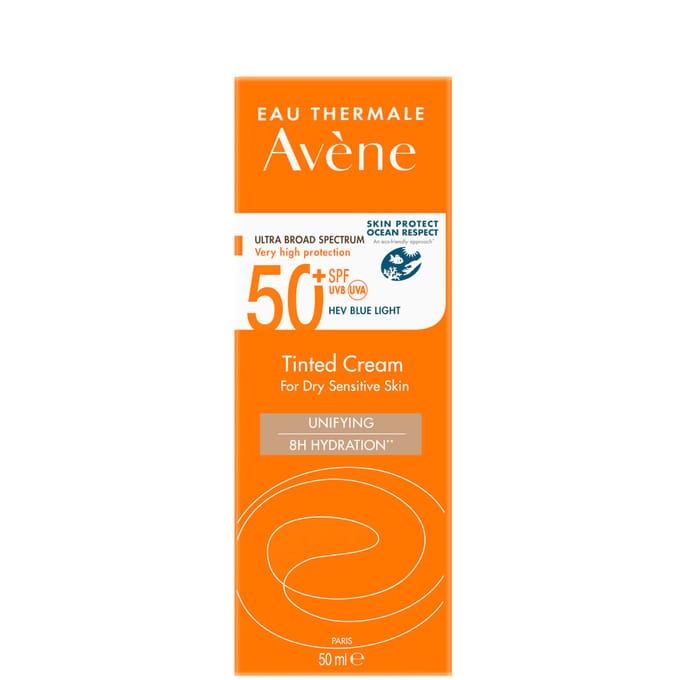Avène Very High Protection Tinted Sun Cream SPF50+ for Dry, Sensitive Skin 50ml