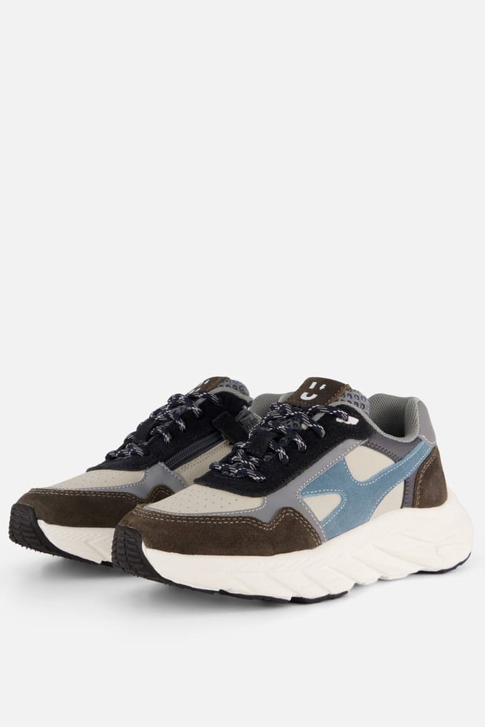Muyters Sneakers blauw Leer - Maat 37 - Kinderschoenen