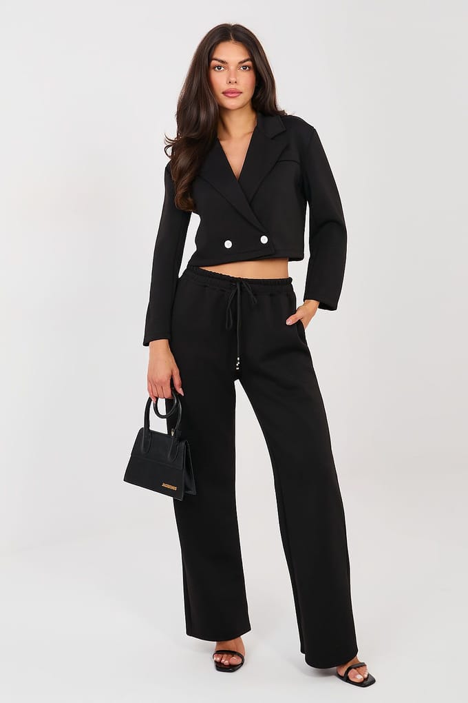Valeria Tailored Set - Zwart / One Size