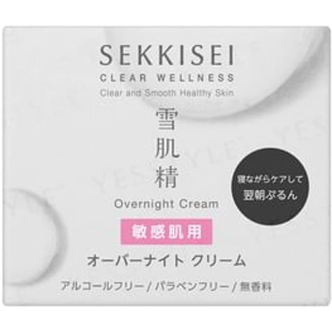Kose - Sekkisei Clear Wellness Overnight Cream 40g