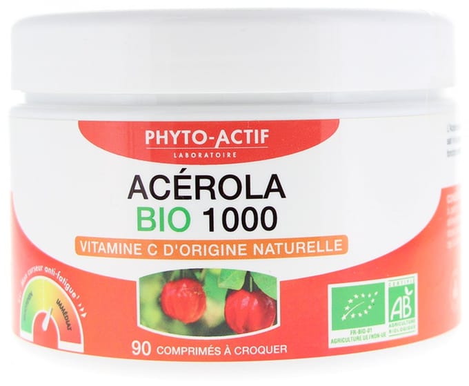 Phyto-Actif Acerola 1000 Bio 90 Tabletten