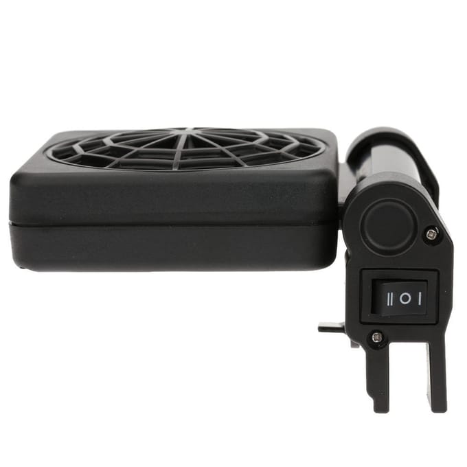 Zwarte Aquarium Grote Koelventilator Vissenkom 1 Ventilator / 2/3/4 Ventilatoren EU Plug & 1 fans gray
