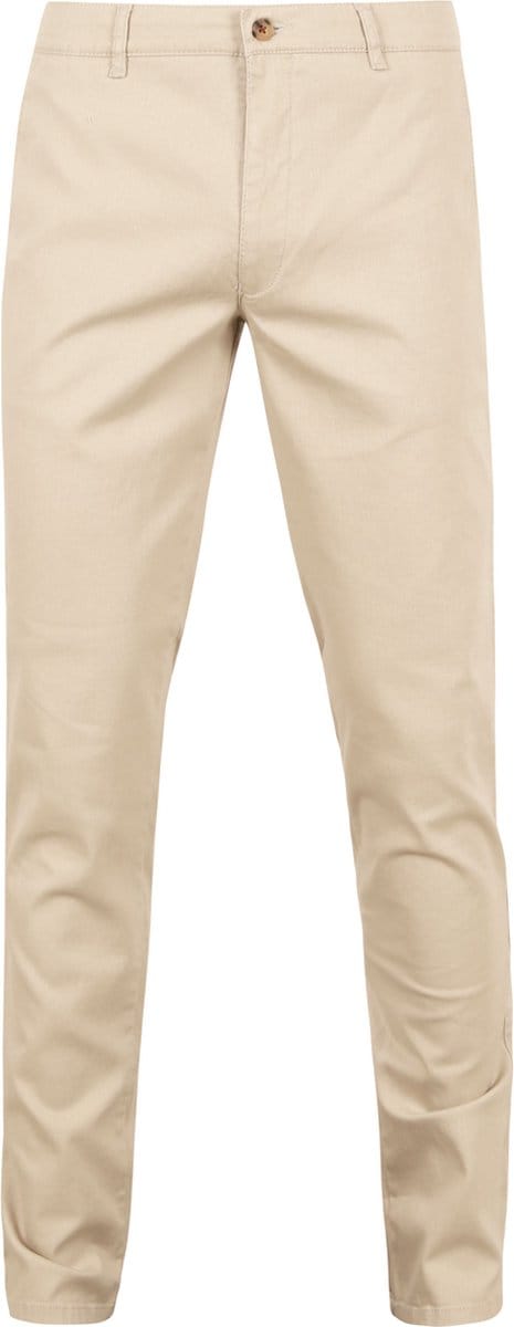 Suitable Chino broek Pico Lichtbeige - Maat 50 - Heren - Mannen broeken
