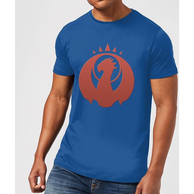Magic The Gathering Izzet Symbol T-Shirt - Blauw - M - Royal Blue