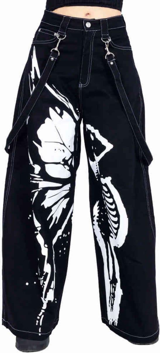Heartless - Pixie Dust Wijde broek - 36/34 inch - Zwart