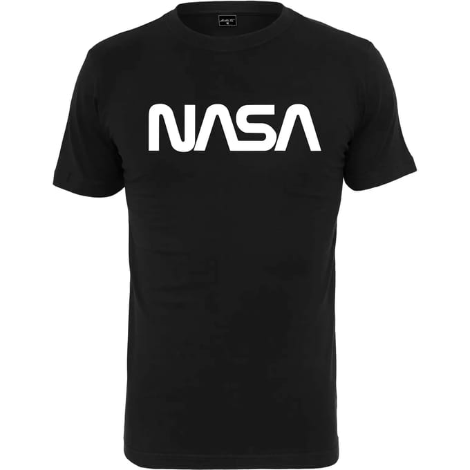 Mister Tee NASA - NASA Worm Heren T-shirt - M - Zwart