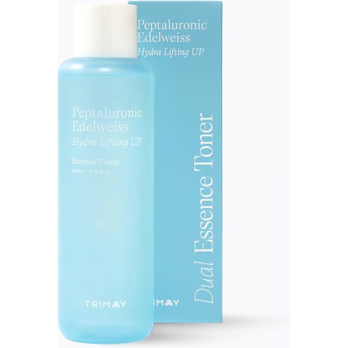Trimay Peptaluronic Edelweiss Hydra Lifting Essence Toner blue