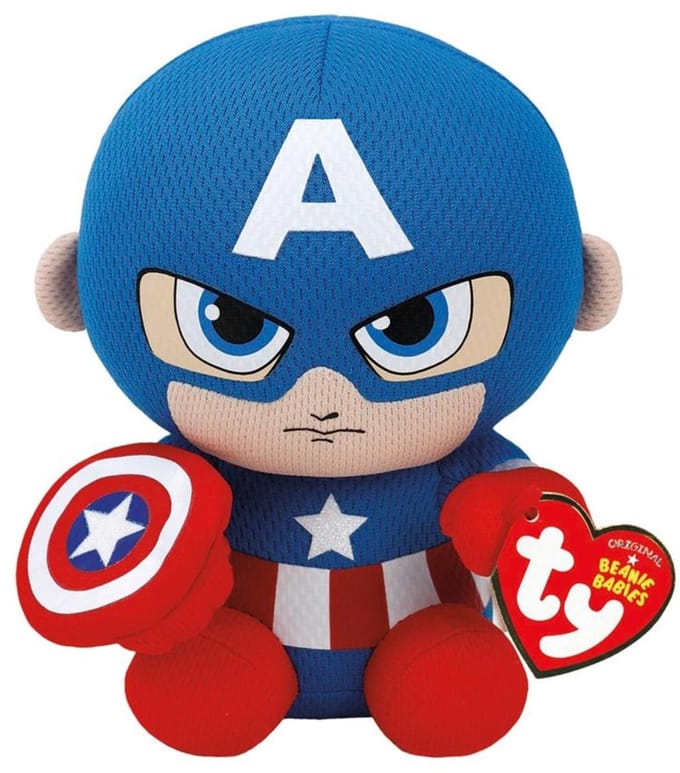TY Marvel Captain America 15 cm