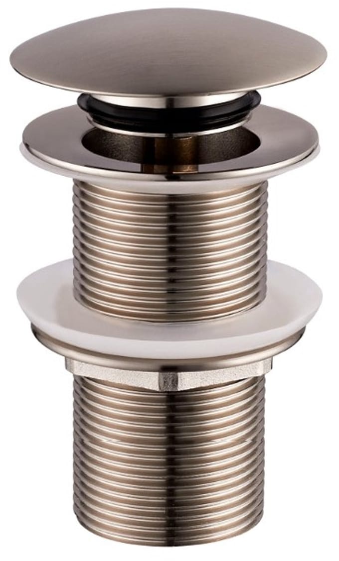 Sanifun Soni Clickwaste Verlengd 5/4 – Geborsteld Staal, Universeel