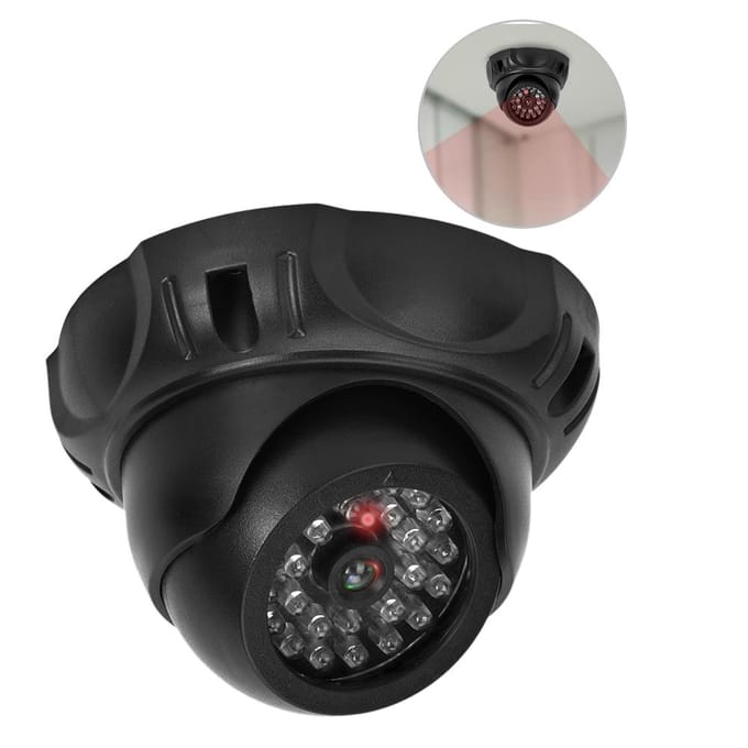 Dome Simulatie Camera Dummy Nep Beveiligingsmonitor Camera met LED Licht