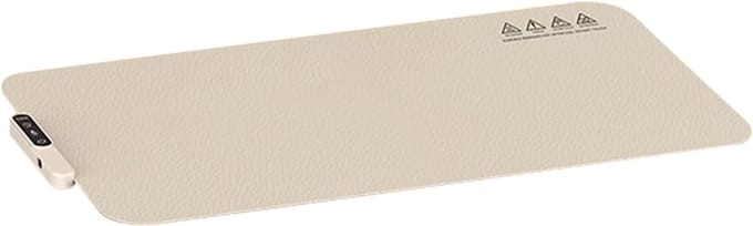 Warmhoudplaat - Verwarmingsmat - Buffet Thuis - Oprolbaar En Opvouwbaar - 60x38cm - Romig