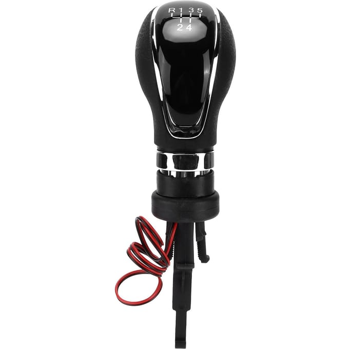 Auto 5 Versnellingen Versnellingspookknop met Licht Vervanging voor Buick Excelle GT XT 2009?2014 black