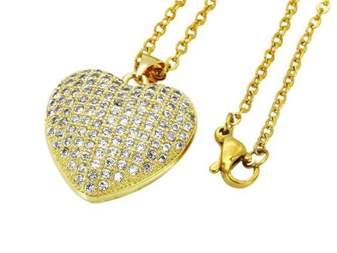 Amanto Ketting Elief G - 316L Staal - Hart - 23x22mm - 45cm