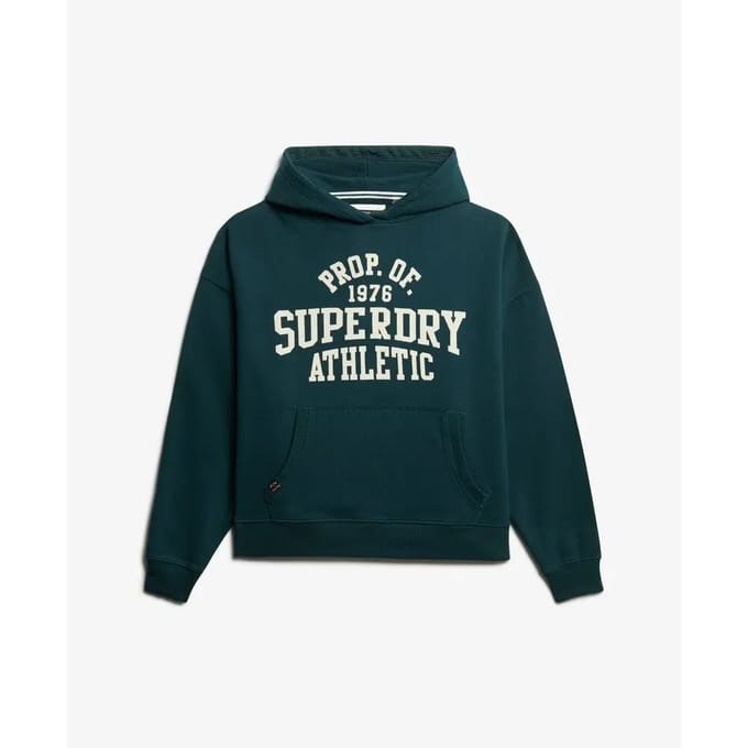 Superdry - Athletic Essentials Hoodie Relaxed Pasvorm - Dames - Hoodies