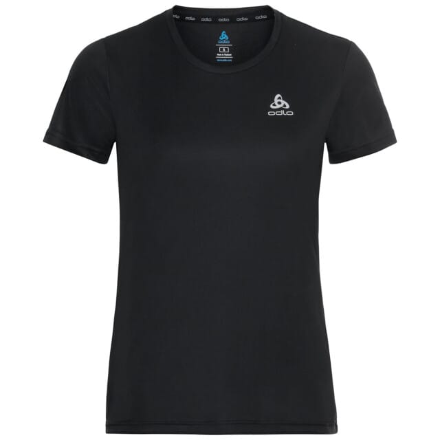 Odlo Essential Flyer hardloopshirt - Vrouwen - Zwart - S