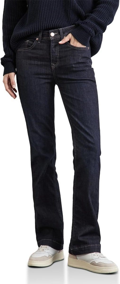 Dames Jeans Slim Fit Hoge Taille Stretch Bootcut Broek