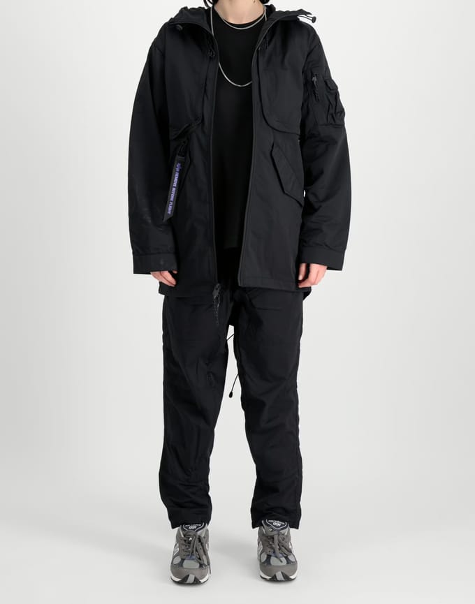 Alpha Industries Utility Fishtail Jacket Uv Black Maat: M | Lichte Jassen Outlet | Heren | Zwart
