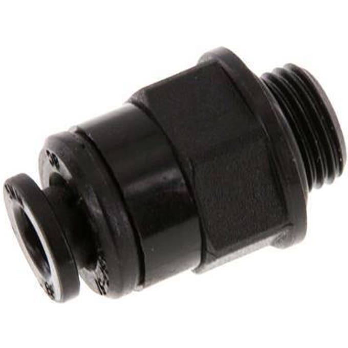 5mm x G1/8'' POM Insteekfitting buitendraad NBR [5 Stuks]