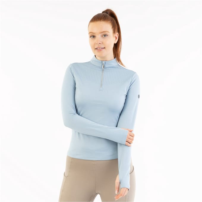 PulloverShirt zip up Jara Ashley Blue - XXS | Paardrijsokken
