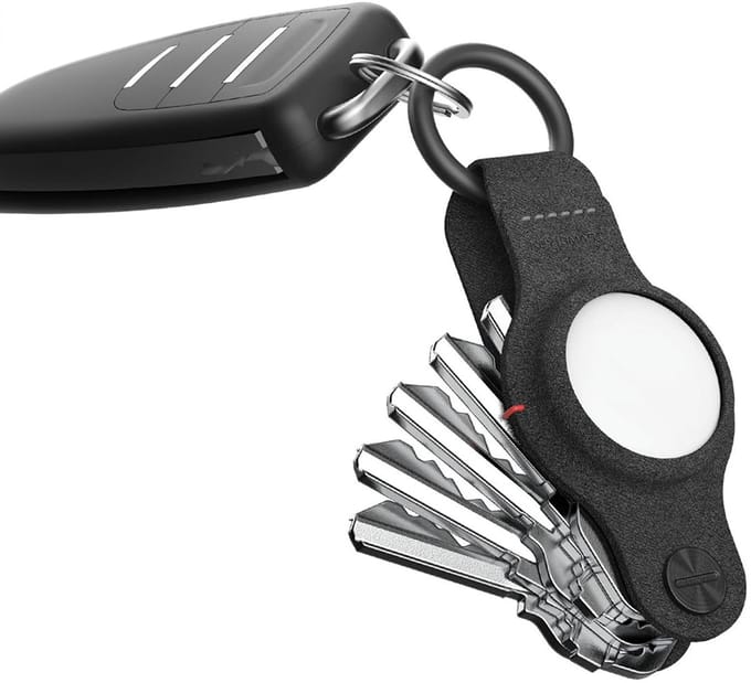 Keysmart air compact key holder black