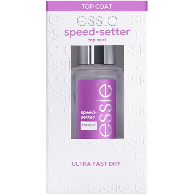 essie - nagelverzorging - speed setter top coat - super sneldrogende topcoat - 13,5 ml