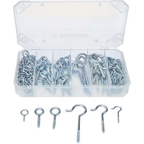 PARKSIDE IJzerwarenassortiment (Haken/ogen 151-delig)
