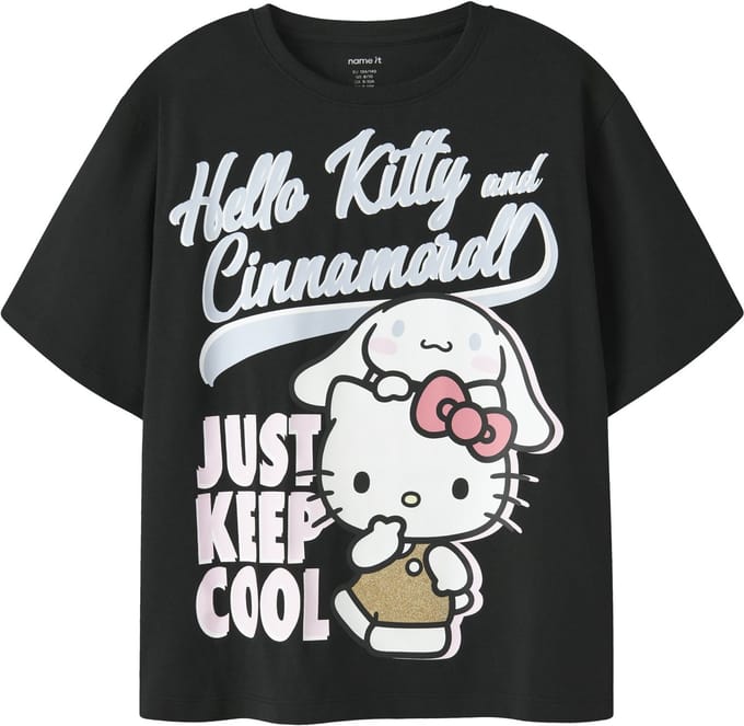 NAME IT - NKFJYNEL HELLOK SS NREG TOP BOX NOOS SKY - Meisjes - T-shirts