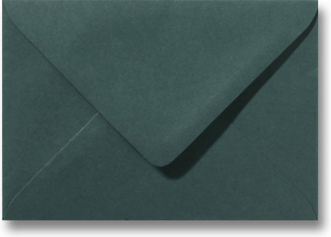 Envelop 15,6 x 22 cm Donkergroen 60 stuks