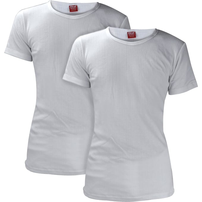 Heat Holders - 2-pack heren winter thermisch ondergoed met korte mouwen