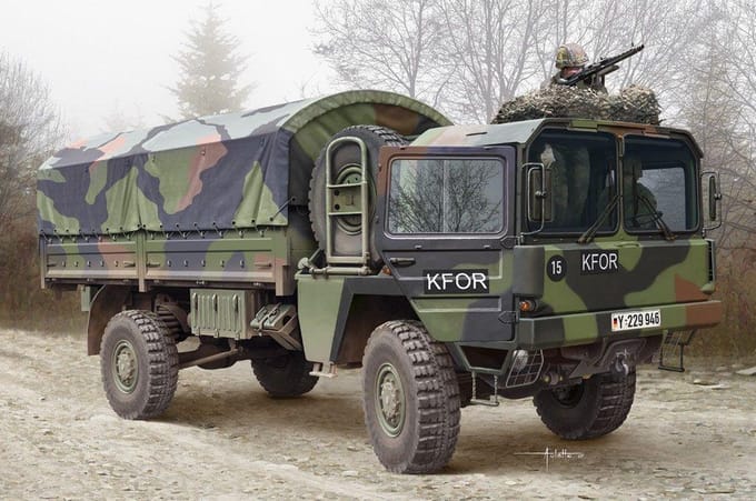 HobbyBoss 85507 – MAN 5t Mil GL 1:35 – Militair Vrachtwagen Bouwpakket