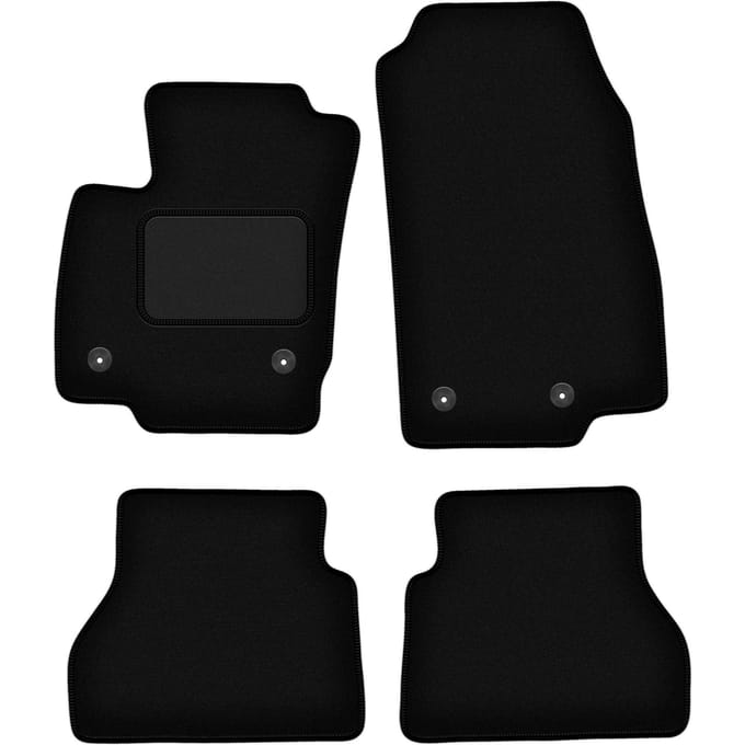 Zwarte veloursmatten voor: Ford B-MAX minivan (2012-2017)
