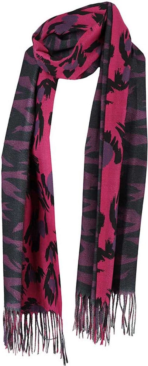 Wintersjaal Dames Sjaal Multi-Cerise