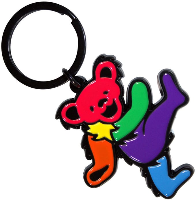 Grateful Dead - Purple Body Dancing Bear - Sleutelhanger