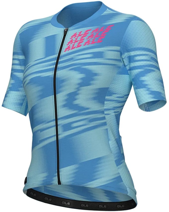 Ale Pr-e Techno Korte Mouw Wielertrui Blauw S Vrouw