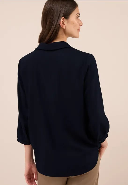 Blouse in effen kleur