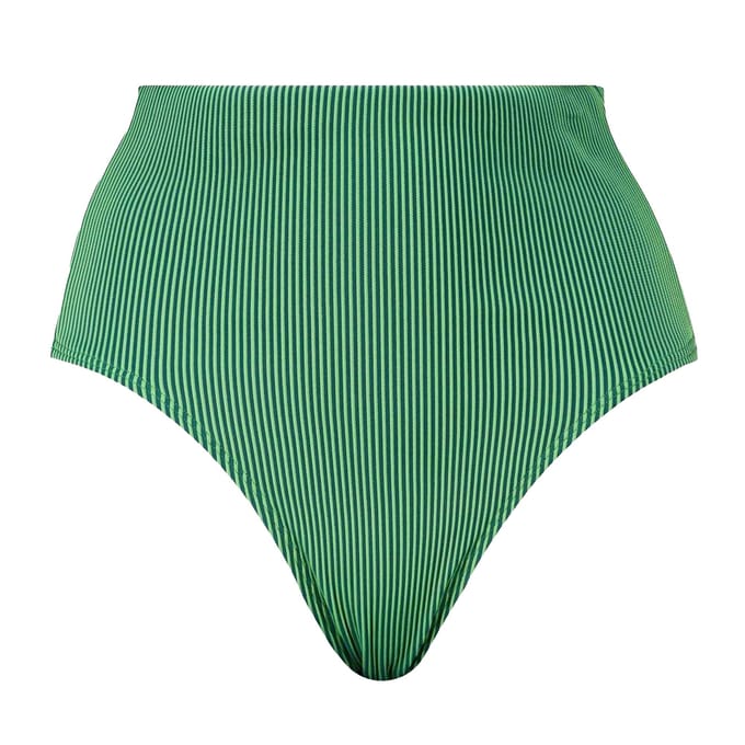 Puma Dames/Dames Streep Hoog Taille Bikinibroekje (Groen)