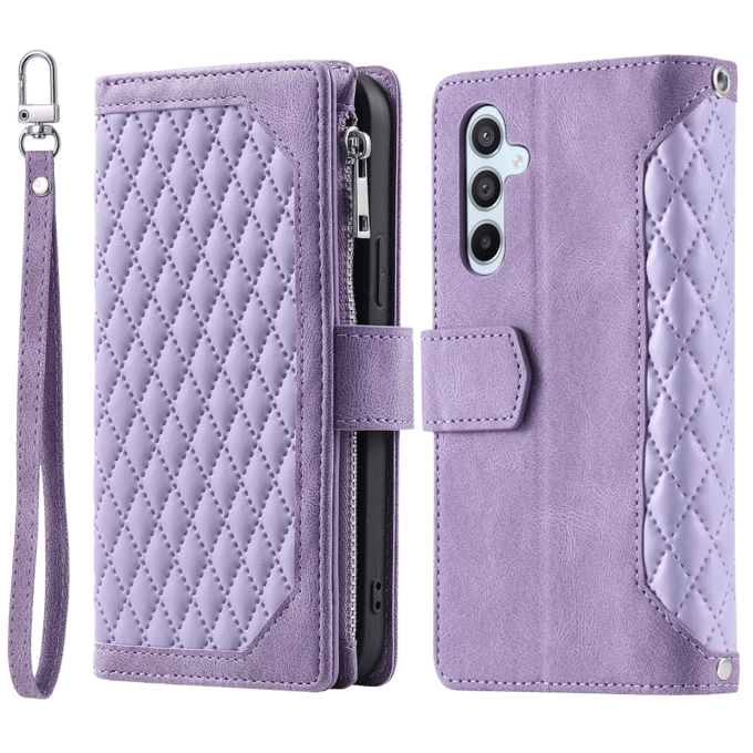 TwoTone Samsung Galaxy S24 FE Wallet Hoesje Paars