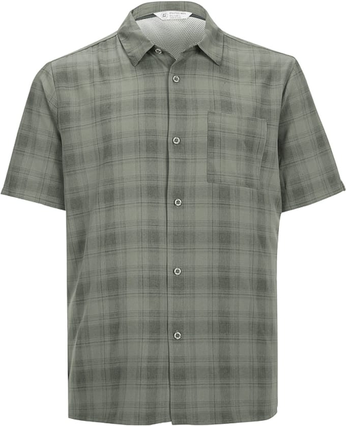 Killtec Kos 98 Geweven Overhemd - Herenblouse korte mouw - light olive