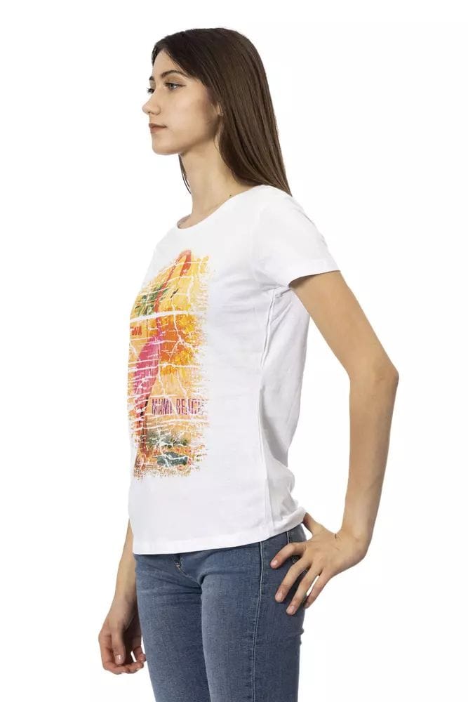 Flamingo Print T-Shirt Casual Stijl