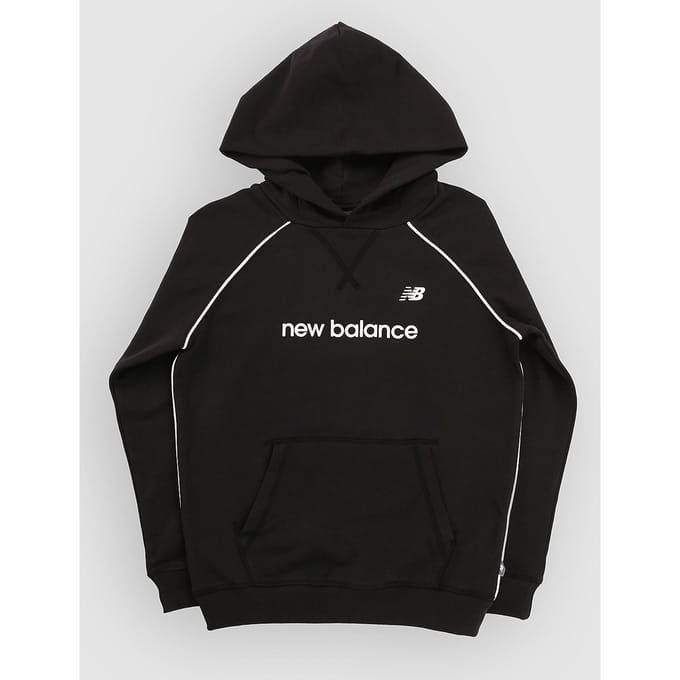 New Balance Linear Team Graphic Ft Kids Hoodie zwart