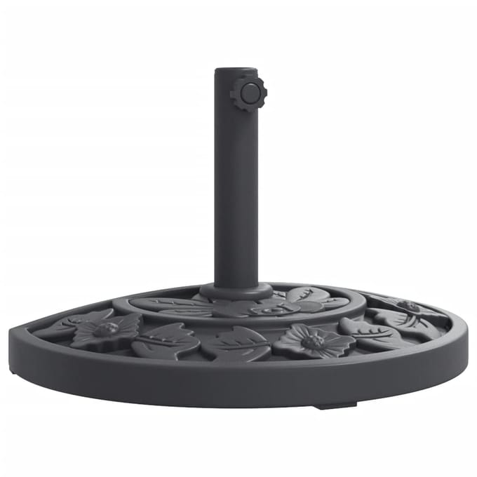vidaXL - Parasolvoet - voor - stok - van - Ø38 - / - 48 - mm - 9 - kg - halfrond