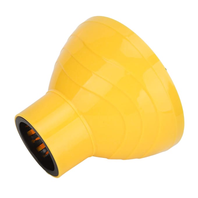 Diffuseur Sèche-Cheveux Professionnel Portable Maison Salon Accessoire Diffuseur Cheveux pour Cheveux Bouclés Ondulés yellow