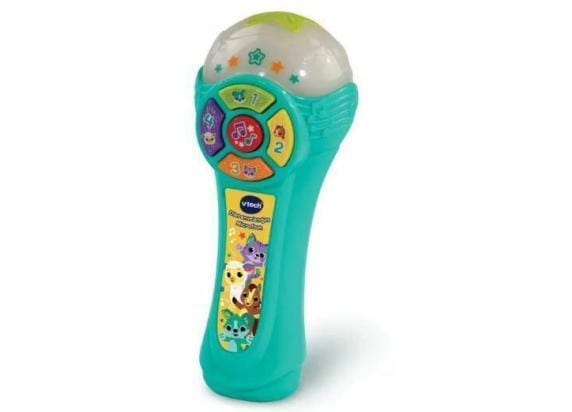Vtech Baby Dierenvriendjes Microfoon - Interactieve Microfoon - Educatief Baby Speelgoed - Licht & Geluidseffecten - Vanaf 1 Jaar