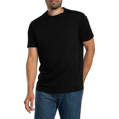 T-shirt Korte Mouw Armani Exchange T-shirt met merkpatroon