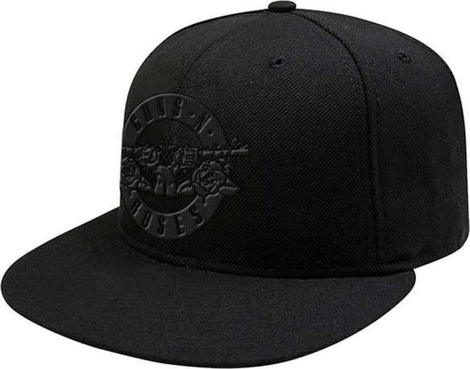 Guns N' Roses - Circle Logo Snapback Pet - Zwart