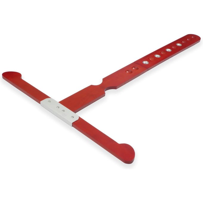RCP-1 Cello Stopper Antislipapparaat Massief eikenhout Antislip Cellobeschermer Cello Antislippad wijnrode kleur