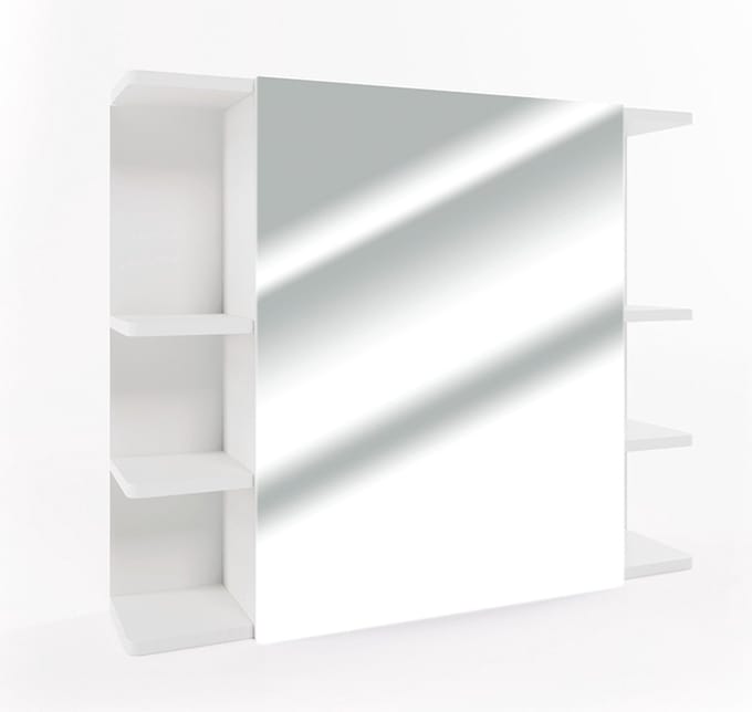 Vicco Fynn Badkamerspiegelkast – 79.6 x 64 cm Wit