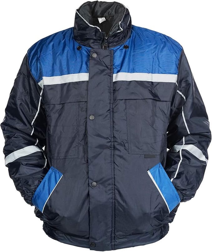 Heren Winter Werkjas Met Capuchon Waterdicht Winddicht en Reflecterend